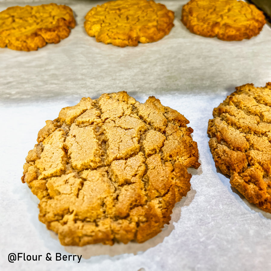 SALTED PEANUT BUTTER COOKIES