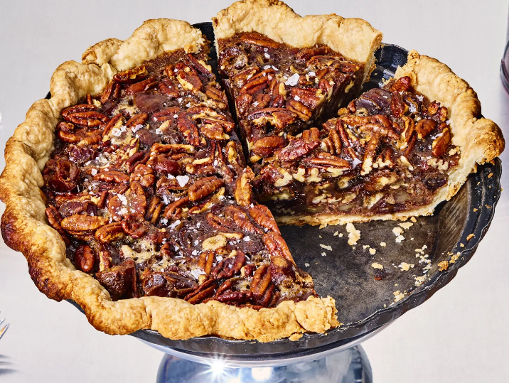 Bourbon Date Pecan Pie – Salty, Sweet, and Perfectly Boozy Twist on a Thanksgiving Classic!